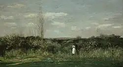 Весенний пейзаж. 1862. Холст, масло. Старая национальная галерея, Берлин