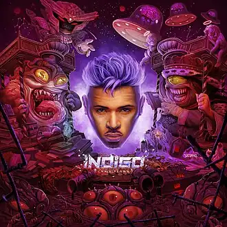 Обложка альбома Криса Брауна «Indigo» (2019)