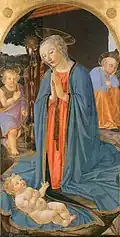 Поклонение Младенцу. Ок. 1500 г.