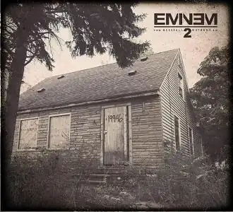 Обложка альбома Эминема «The Marshall Mathers LP 2» (2013)