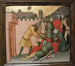 Истории Нового Завета. Обращение Павла. Дерево, темпера. Пинакотека Сан-Доменико, Пезаро