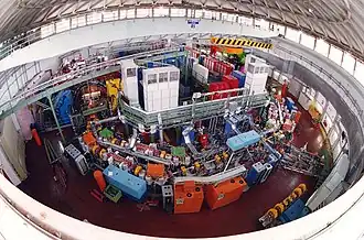 Панорама зала DAΦNE