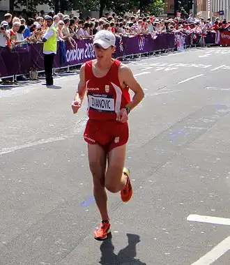 На олимпийском марафоне в Лондоне