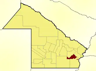 Департамент  Либертад на карте