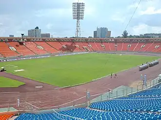 Трибуны стадиона до реконструкции