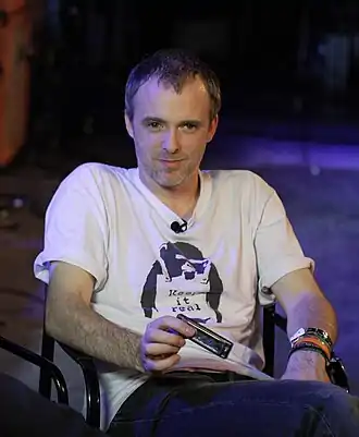 Фрэн Хили во время интервью (Мадрид, Испания, 2007)