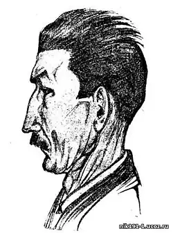 Г. И. Карев в 1918 г., рис. Л. Кудина.