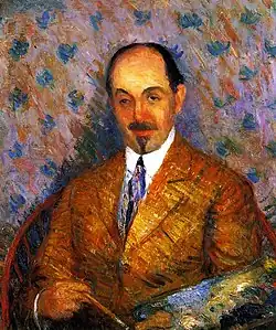 Портрет Эрнеста Лоусона работы Уильяма Глакенса, 1910 год