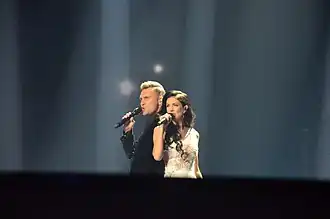 Койт Тооме и Лаура на «Евровидении 2017» в Киеве