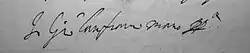 Изображение автографа