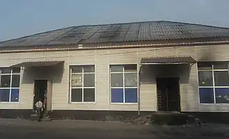 Фасад бывшего театра в 2017 году