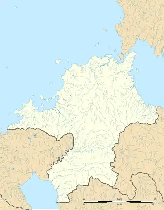 Хирокава на карте