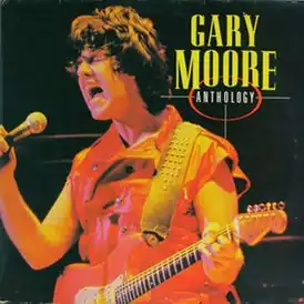 Обложка альбома Гэри Мура «Anthology» (1986)