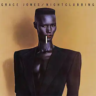 Обложка альбома Грейс Джонс «Nightclubbing» (1981)