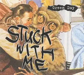 Обложка сингла Green Day «Stuck with Me» (1995)