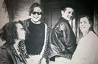 Слева направо: Стив Митчел, Джонатан Краузе, Честер Беннингтон, Шон Доуделл