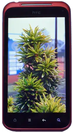 HTC Incredible S Red