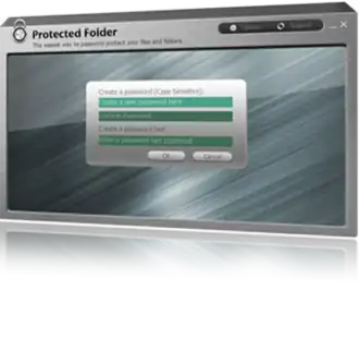 Скриншот программы IObit Protected Folder