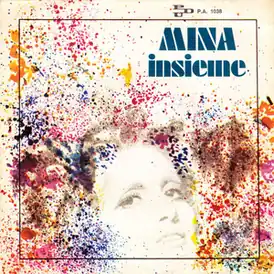 Обложка сингла Мины «Insieme» (1970)