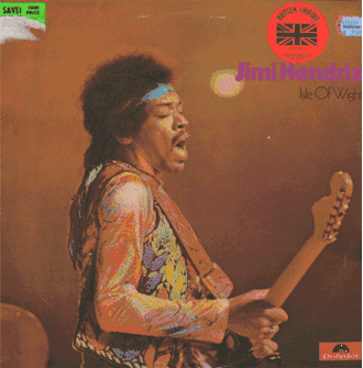 Обложка альбома Джими Хендрикса «Isle of Wight» (1971)