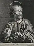 Святой Пётр. До 1650. Офорт, резец