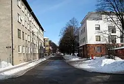 Вид улицы от улицы Ваксали