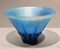 Ваза. Между 1910 и 1925. Стекло. Музей художественных ремёсел, Берлин