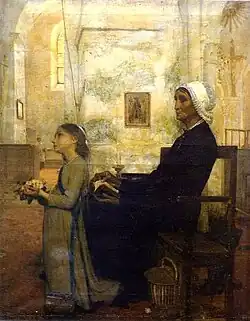 Приношение Богородице (букет). 1887.