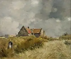 Коттедж в дюнах. Холст, масло. Музей изящных искусств, Бостон, Массачусетс, США