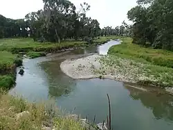 Река Джудит в районе Хановер-Роуд