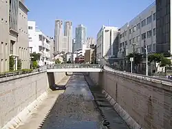 Река Канда в районе Накано Токио