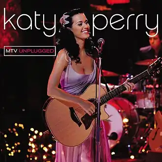 Обложка альбома Кэти Перри «MTV Unplugged» (2009)