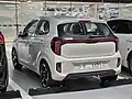Kia Picanto JA после рестайлинга 2023 года (вид сзади)