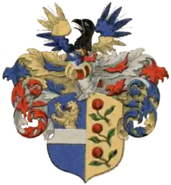 Герб рода фон Кремер,пожалование 23 марта 1694, Балтийский гербовник