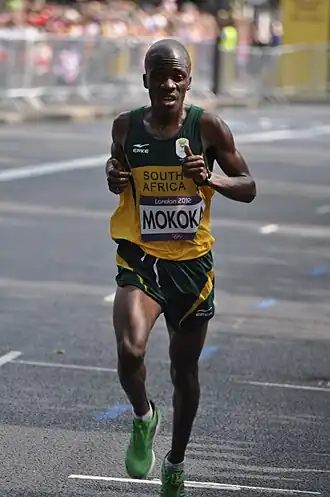 На олимпийском марафоне в Лондоне