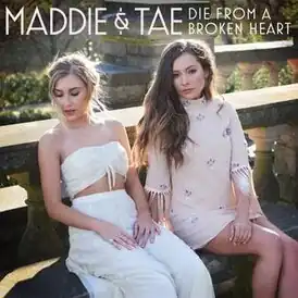 Обложка сингла Maddie & Tae «Die from a Broken Heart» (2019)