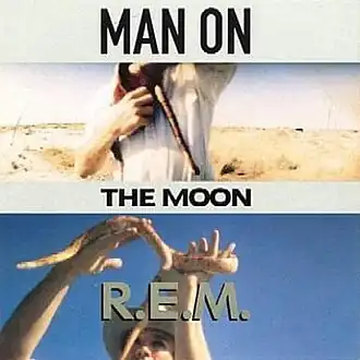 Обложка сингла R.E.M. «Man on the Moon» (1992)