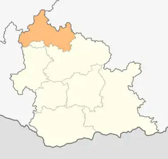 Община Черноочене на карте