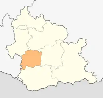 Община Джебел на карте