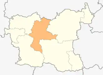 Община Угырчин на карте