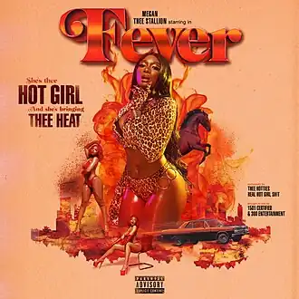 Обложка альбома Megan Thee Stallion «Fever» (2019)
