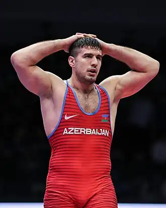 Ислам Аббасов на Европейском квалификационном турнире 2024 в Баку