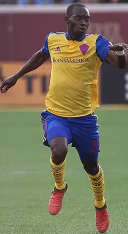 Азира в составе «Колорадо Рэпидз» (2017 год)