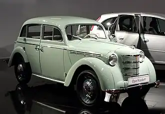 Четырёхдверный Opel Kadett (1938)