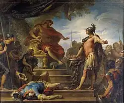 Гай Муций Сцевола перед Порсеной. 1747, Музей изящных искусств и археологии, Безансон