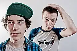 Основатели NRKTK Евгений Горбунов (слева) и Андрей Касай в 2010 году