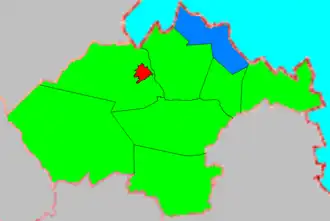 Начский сельсовет на карте