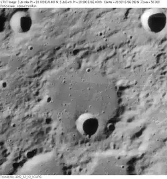 Снимок зонда Lunar Orbiter - IV.