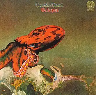 Обложка альбома Gentle Giant «Octopus» (1972)