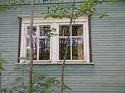 Окно комнаты Анны Ахматовой в «Будке»